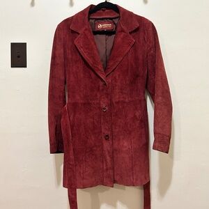 Deerskin Trading Post Red Suede Jacket